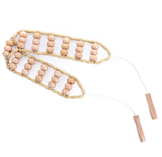 Wooden Anti-Cellulite Hand Massage Roller Set (Multiple Options)