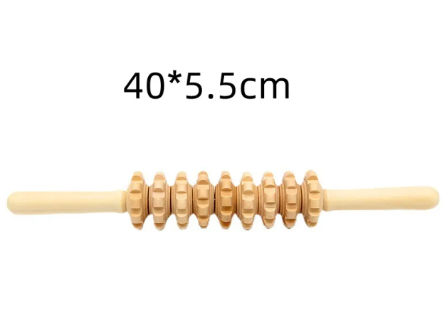 Wooden Anti-Cellulite Hand Massage Roller Set (Multiple Options)